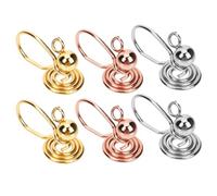 Garneck 6 pezzi Orecchini Finti Clip Spiralati per Cartilagine Ear Cuff Non Perforanti con Perle Accessori Eleganti Donna Uomo Ragazzi