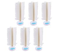 Garneck 6 Pz Kick Shuttlecocks Badminton Shuttlecocks Balching Ball Per Il Bambino Giocattoli Di Gioco Agilità I Bambini Saltano i Giocattoli Jianzi Cinese Gli Sport Bianca Fitness