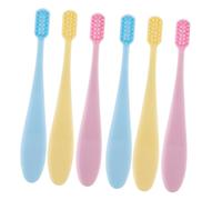 Garneck 6pezzi Spazzolini da Denti per Ragazzo Ragazza Igiene Orale per Ragazzo Ragazza Strumento per Pulizia dei Denti Setole Morbide Impugnatura Ergonomica Adatta alla Curvatura