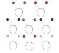 Garneck 8 Pezzi Cerchietto per Chioma Antenne Spaziali in Schiuma, Accessorio Versatile e Facile da Curare per Feste a Tema e Uso Quotidiano, Design Unico a Forma di Pianeta