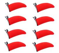 Garneck 8 Pezzi Fermagli per Chioma a Forma di Corna di Diavolo Rosse per Halloween, Accessori Creativi e Facili da Trasportare per Cosplay e Feste