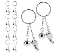 Garneck 8Pcs Sport Palla Portachiavi Calcio Portachiavi Pallone da Calcio Chiave di Fascino della Lega della Sfera di Scarpe del Pendente di Chiave di Coppa del Mondo di Favore di Partito