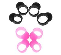 Garneck 8pezzi Manicotti Per Dita in Silicone Per Mano Copri-bacchette Accessori Per Batteria Batteria Elettrica e Strumento Percussione