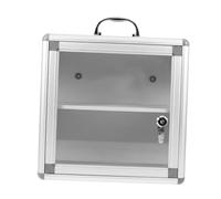 Garneck Armadio Medicinali Muro Box Pubblico Di Emergenza Scatola Per Farmaci Con Design Salvaspazio e Capacità Per Uso Domestico e Luoghi Pubblici