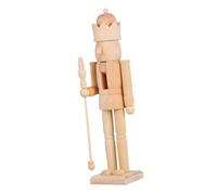 Garneck Artigianato Nutcracker Grezzo Statuetta Vuota Per Decorazioni Natalizie Facile Da Personalizzare Con Di Perfetta Per Ufficio e Casa