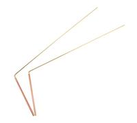 Garneck Bacchette da Rabdomante di con Design Bicolore Bastoncini da Rabdomante in Rame Ad Alta Precisione per Unefficiente Rilevazione Dellacqua E Caccia Ai Fantasmi