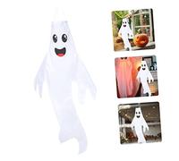 Garneck Bandiera Della Trachea Fantasma Halloween All'aperto Bandiere Fantasma Di Halloween Calze a All'aperto Sospeso Festival Decorazioni Decorazioni Calzino a Stoffa Bianca