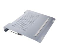 Garneck Base di Raffreddamento per Notebook in Lega di Alluminio Doppia Ventola da 12cm e Design Ventilato Regolabile Sotto 17,3 Pollici per Festa Estiva