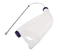 Garneck Biberon per Vitelli e Capre da 4l in Plastica Manico, Alimentatore Preciso per Nutrizione Efficiente, per Allattamento di Agnelli e Capretti
