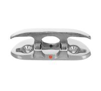 Garneck Bitta Pieghevole per Ormeggio Barca, Acciaio Inox, Argento | Finitura Antiscivolo, Foro da 7mm e Interasse 70mm, Montaggio Rapido su Ponti e Scafi