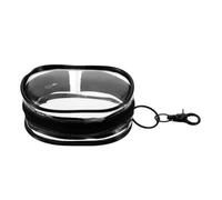 Garneck Borsa Trasparente in Pvc Portatile e Minimalista per Cavi di Ricarica e Gioielli, Custodia Raffinata Facile da Trasportare per Uso Sportivo e Quotidiano