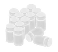 Garneck Bottiglie per Pillole Vuote e Flaconi Campione 100 Ml Set da 20 Pezzi con Tappo a Vite Sigillante, Contenitori Portapillole di Colore Chiaro in Polietilene Alimentare per Viaggi