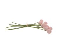 Garneck Bouquet di Crisantemi Artificiali Rosa 9 Teste per Decorazione Casa | Plastica, Realistico e Facile da Pulire, senza Annaffiatura Né Foglie Cadute, per Tavolo Cucina