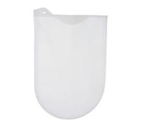 Garneck Busta in Silicone Alimentare per Impastare, Resistente a Temperature Alte e Basse, Riutilizzabile e Sicura per Alimenti Chiusura a Fascetta Bianca