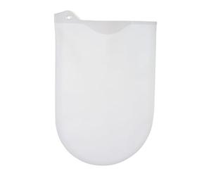 Garneck Busta in Silicone Alimentare per Impastare, Resistente a Temperature Alte e Basse, Riutilizzabile e Sicura per Alimenti Chiusura a Fascetta Bianca