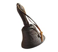 Garneck Campanello a Mano in Ferro Stile Retrò Ornato, Extra Forte e Facile da Pulire, per Ufficio e Ristorante Design Vintage Rustico Colore Casuale