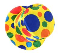 Garneck Cappello da Clown per Feste Halloween Accessorio Cosplay per Carnevali e Spettacoli Cappello Costumi da Giullare per Divertimento