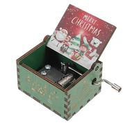 Garneck Carillon Musicale in Decorazione Natalizia Carica Manuale Scatola Vintage Canzoni da e Ufficio Regalo di Natale e