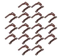 Garneck Ceiling light fixings e ceiling flush mount hardware, 30 Pezzi, plastico, coffee, quick installation, per accessori universali per l'illuminazione