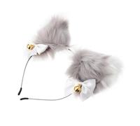 Garneck Cerchietto Con Orecchie Da Volpe Per Bambine e Donne Accessori Per Costumi Da Volpe Cerchietto Con Sintetico Per Feste e Cosplay