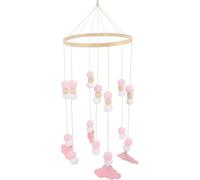 Garneck Ciondolo Per Lettino Kit Per Appendere La Culla in Feltro Regali Per Papà Lampadario Baby Mobile Accessori Per Presepe Palline e Argento Provato Gadget Bambino Rami