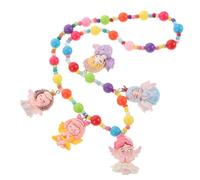 Garneck Collana Aggiunge un Tocco di Stile e Divertimento con Ciondolo Sirena in Plastica per Bambine Giocattolo di Gioielli Colorati e Adorabili per Feste e Vacanze