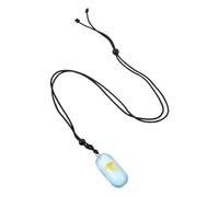 Garneck Collana Medusa Luminescente Resina Gialla Tema Marino Che Risplende al Buio per Donne Accessorio Oceano per Spiaggia Regalo Halloween per Mamme e Mogli