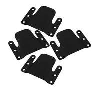 Garneck Connettori per Divano Componibile in Ferro Nero, Ganci di Collegamento e Staffe per Mobili Sezionali, Set da 2 Confezioni per Fissaggio Stabile e Ricambio Accessori Salotto