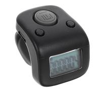 Garneck Contatore Digitale in Silicone Nero, Contavasche Nuoto Flessibile e Resistente, per attività di Allenamento e Lavoro a Maglia, Batteria Inclusa