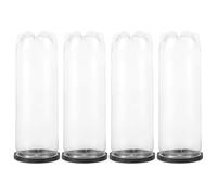 Garneck Contenitore Antiaderente Pvc e Palline per Tennis Resistente da Set da 4 Unitá Coperchio, per Organizzare e Trasportare