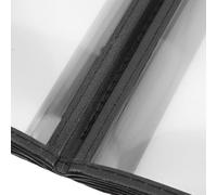 Garneck Copertina Trasparente per Menu in PVC Flessibile Pagine Protettore di Ricette Riutilizzabile per Ristoranti Bar e Hotel Leggero e Facile da Pulire