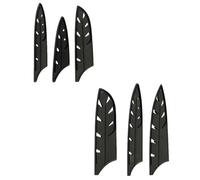 Garneck Copertura Coltello Macellaio in Plastica Nera 10 Pezzi Alta Resistenza Agli Urti per Protezione Lama Coltelli per Casa e Regali Housewarming