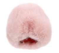 Garneck Copertura in Pelliccia Sintetica Per Microfono Schermo Isolante Che Riduce Rumore Del Vento e Migliora Per Registrazione e Trasmissione Rosa