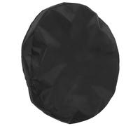 Garneck Copertura per Braciere Oxford 210d Nero, Protezione Resistente per Barbecue Rotondo da Esterno Ø100 Cm, Copertura Antivento Riutilizzabile per Tavolo e Riscaldatore da Giardino