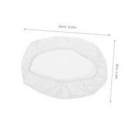 Garneck Copertura Serbatoio WC Elastico e Lavabile Protettore Antipolvere per Bagno Copri Serbatoio e Facile da Installare per Modelli Design Moderno Bianco