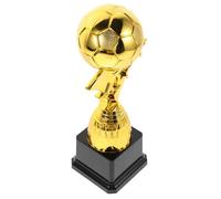 Garneck Coppa Calcio in Plastica Dorata Premio Sportivo per Competizioni Squadre Ragazzi Design Pallone Decorativo per Cerimonie Sportive e Celebrazioni Riutilizzabile