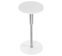 Garneck Copri Foro per Porta in Acciaio Inox Bianco, Tondo 50 Mm