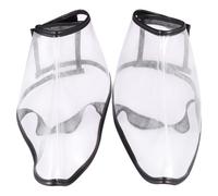 Garneck Copriscarpe da Parrucchiere in Silicone Taglia S Trasparente | Coppia, per Taglie 37-39, Facile da Indossare e Rimovibile, Accessorio Pratico per Salone