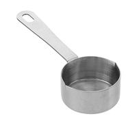 Garneck Cucchiaio da Cucina in Acciaio Resistente Cucchiaio Dosatore per Salse e Minestre Manico Ergonomico Antiscivolo Multiuso per Cottura e Misurazione Utensile Facile da Pulire