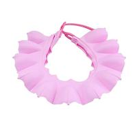 Garneck Cuffia Doccia Regolabile Per Ragazzo Ragazza Ragazza in Tpe Protezione Orecchie e Occhi Per Bagnetto Ragazzo Rosa