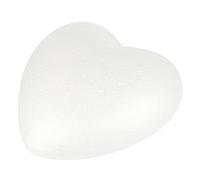Garneck Cuore di Polistirolo 20 Cm per Decorazioni Fai da Te - Ideale per Matrimonio e FESTIVITÀ - Cuori di Polistirolo 15 Cm Set di Articoli per Modellismo e Decorazioni Artigianali