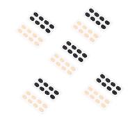 Garneck Cuscinetti Nasali Antiscivolo in Spugna EVA 15Mm Set da 20 Pezzi Rosa e Nero per Occhiali da Sole e da Vista Naselli di Ricambio Delicati sulla Pelle per Uso Quotidiano