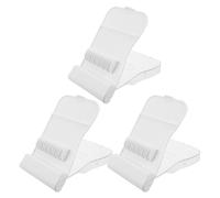 Garneck Custodia da Viaggio per Idropulsore con 3 Scatole Trasparenti, Organizer Compatto per 6 Testine, Contenitore Antipolvere per Punte Irrigatore Orale, Compatibile con Waterpik,