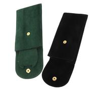 Garneck Custodia per Orologi da Viaggio Bottone a Pressione, Organizer Portatile Morbido per Uomo e Donna, Protezione Antigraffio per Trasporto e Conservazione degli Orologi