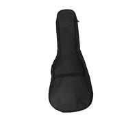 Garneck Custodia per Ukulele Acustico 23 Pollici in Tela Nera Imbottitura Antipioggia e Design Ergonomico, per Performance All'aperto e Viaggio
