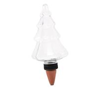 Garneck Dosatore Acqua per Piante a Forma di Albero di Natale in Plastica e Ceramica, Innaffiatoio Automatico Pratico da 400 Ml per Vaso e Bonsai, per Giardinaggio Domestico