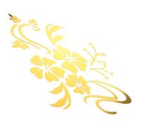 Garneck Eleganti Adesivi Murali A Forma Di Fiore Per Soggiorno Decorazione Da Parete A Specchio Facili Da Staccare E Attaccare.