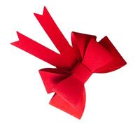 Garneck Fiocco Rosso Creativo in Feltro Leggero a Strati per Decorazioni Natalizie e Feste, per Albero di Natale e Arredamento Casa