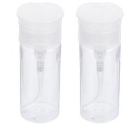 Garneck Flaconi da Viaggio 2 Pezzi Bottiglie Vuote da 100ml in Petg Leggere e Riutilizzabili per Detergenti Cosmetici per Viaggi e Trasferte