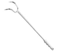 Garneck Gancio per Carne in Acciaio Inox 304 50 Cm per Barbecue e Girarrosto, Gancio Appuntito per Arrostire al Barbecue, Utensile per Cucina, Campeggio e Preparazione Alimenti